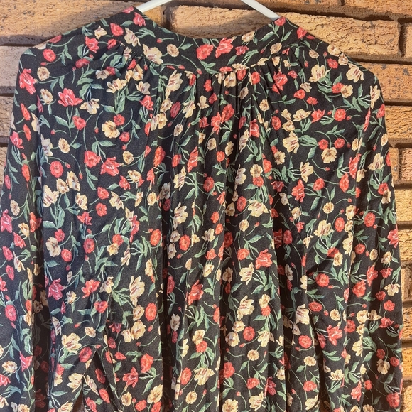 Draper James RSVP Small Black Floral Dress - Picture 6 of 7